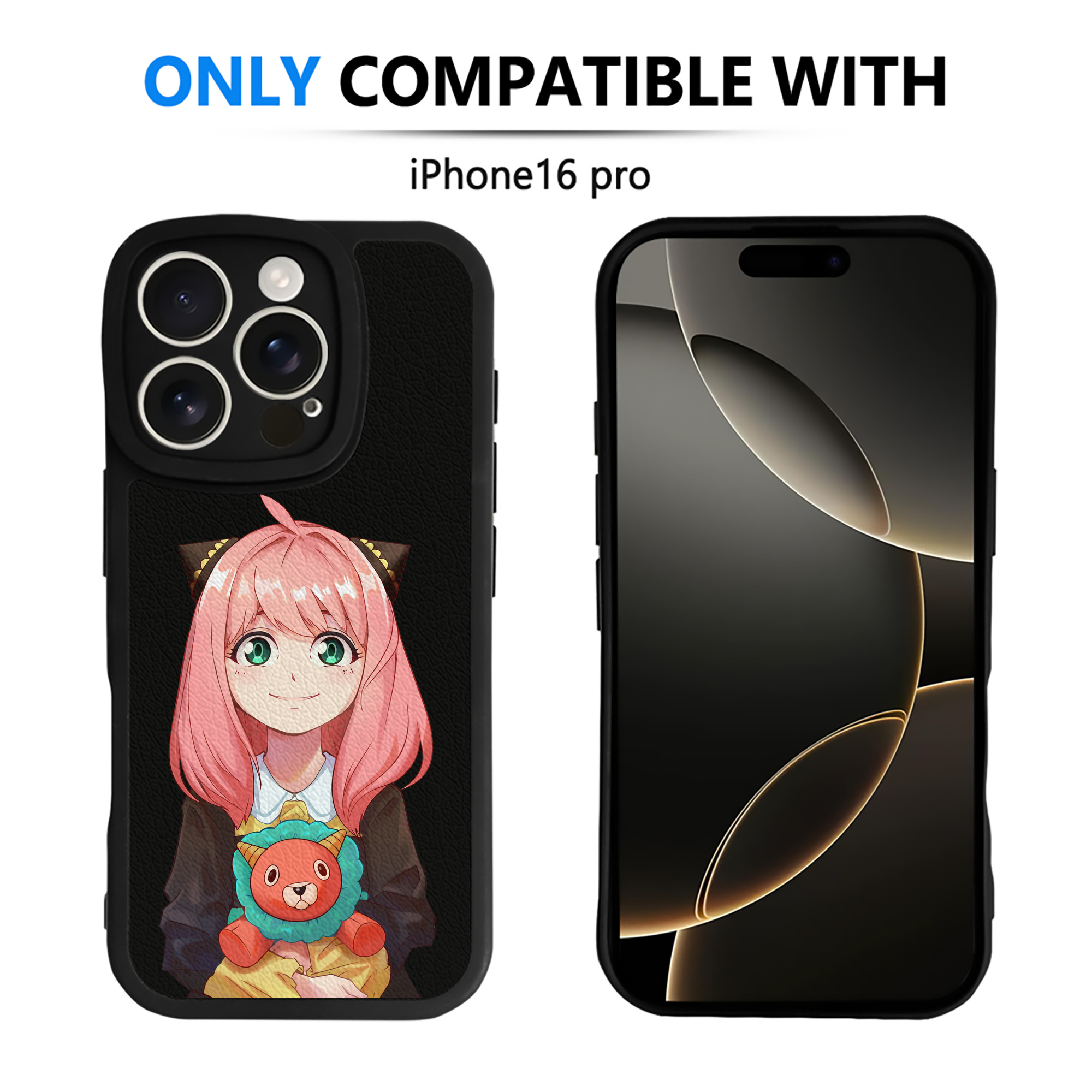 （画像用） SPY×FAMILY间谍家家酒 【iPhone 16シリーズ対応】シリコンスマホケース（レザー調） 材質：シリコン